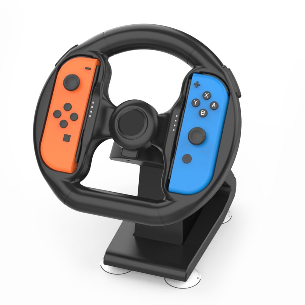 Рулевое колесо для контроллера Nintendo Switch с 4 присосками для гоночной игры, аксессуар для Joy-con